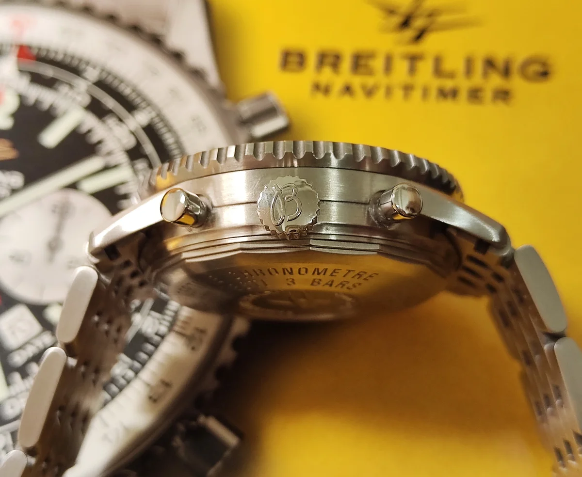 BREITLING 百年靈 Navitimer 50周年紀念款 錶徑41mm 自動上鍊 計時功能~原廠盒單 絕版珍藏 圖5