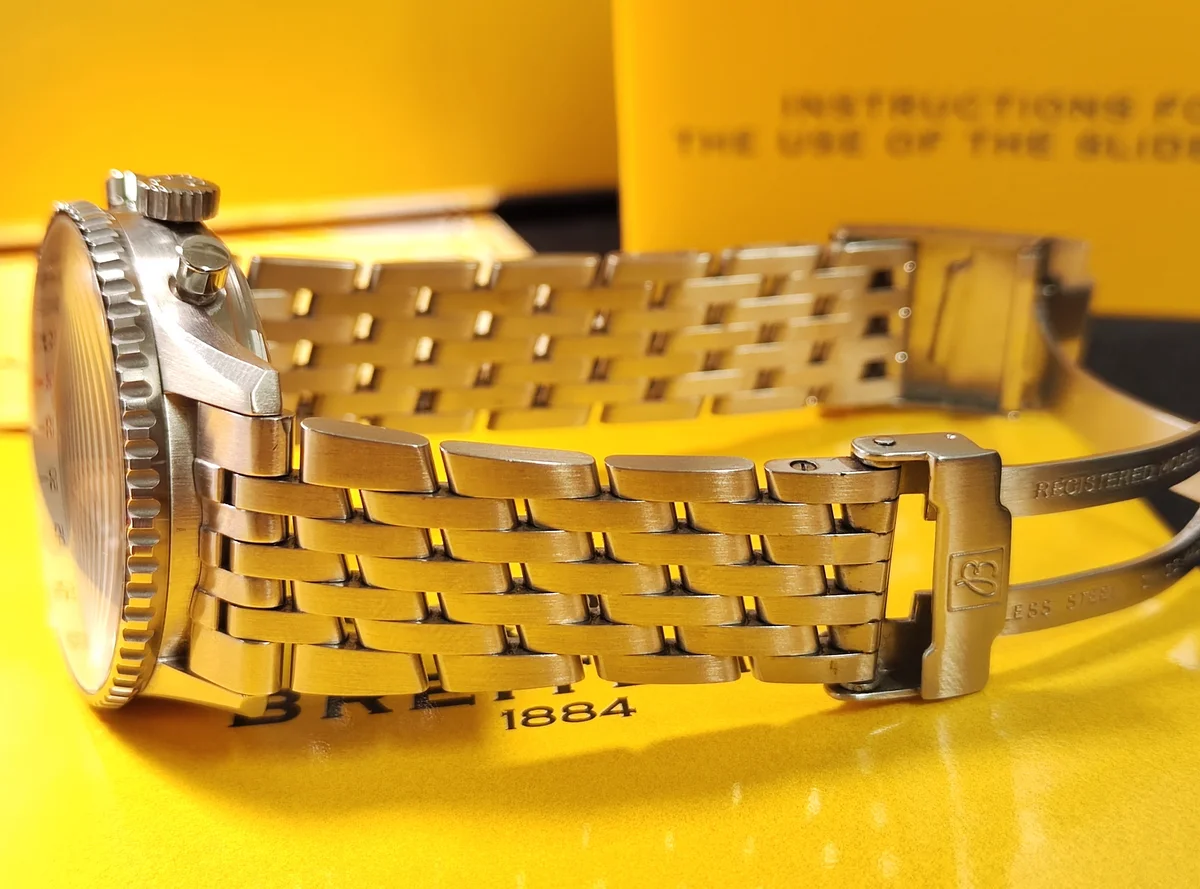 BREITLING 百年靈 Navitimer 50周年紀念款 錶徑41mm 自動上鍊 計時功能~原廠盒單 絕版珍藏 圖8