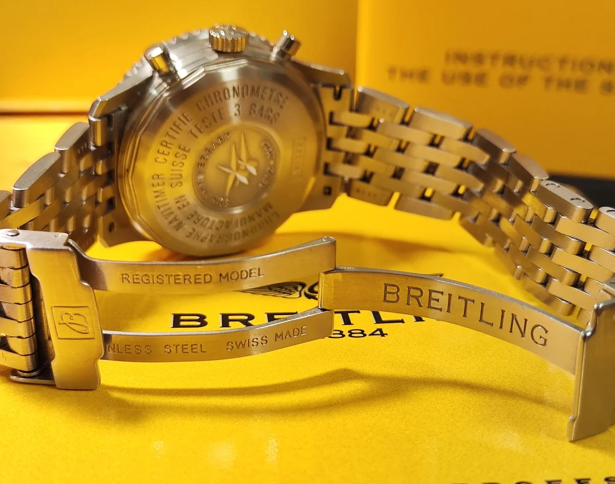 BREITLING 百年靈 Navitimer 50周年紀念款 錶徑41mm 自動上鍊 計時功能~原廠盒單 絕版珍藏 圖9