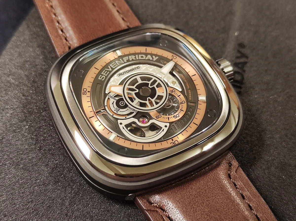 SEVENFRIDAY 全新 P2C/01 咖啡色 鏤空面盤~原廠盒單 2025AD 圖2