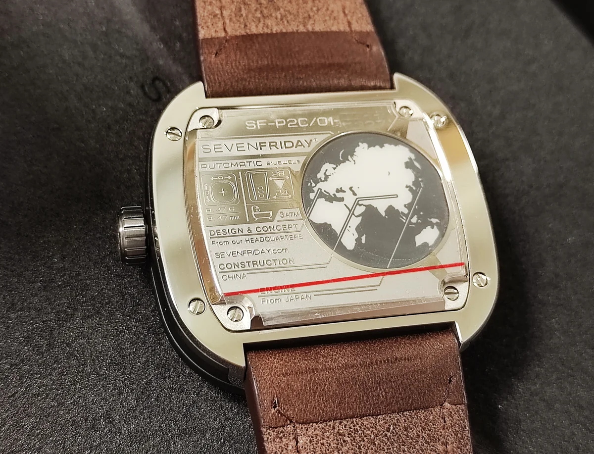 SEVENFRIDAY 全新 P2C/01 咖啡色 鏤空面盤~原廠盒單 2025AD 圖4